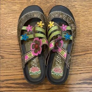 Corkys floral sandals